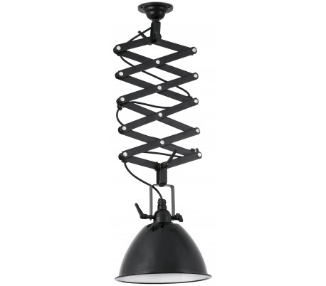 Dobbelt loftlampe i metal H33,5 cm 2 x E27 - Sort/Hvid