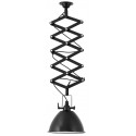 Dobbelt loftlampe i metal H33,5 cm 2 x E27 - Sort/Hvid