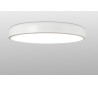 Plafond i metal og akryl Ø55 cm 1 x 36W LED - Hvid