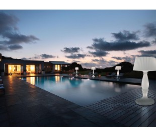 Toilet Havestol i Poleasy H80 cm - Hvid 2