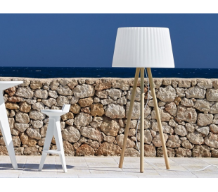 AGATA indendørs gulvlampe i Poleasy H180 x Ø80 cm - Hvid 2