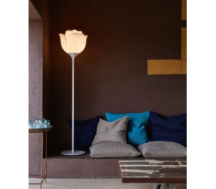 AGATA indendørs gulvlampe i Poleasy H180 x Ø80 cm - Hvid 2