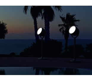 HOLLYWOOD udendørs gulvlampe i Poleasy H220 cm - Grå 2