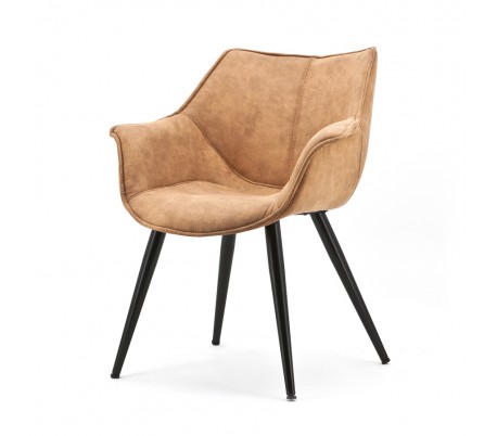 2 x Didi Spisebordsstole med armlæn H81,5 cm - Grøn