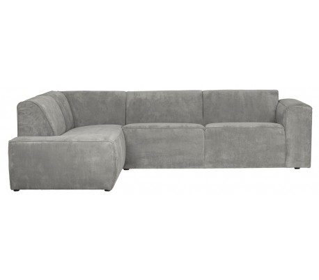 Moderne hjørnesofa med chaiselong 283 x 197 cm - Mørkegrå