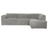 Moderne hjørnesofa med chaiselong 278 x 209 cm - Varm grøn