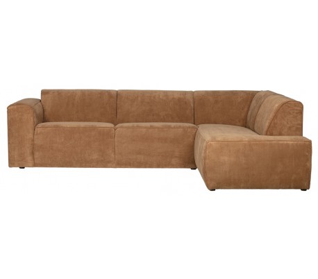 Moderne hjørnesofa med chaiselong 278 x 209 cm - Varm grøn