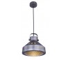 Industriel Loftlampe i metal Ø25 cm - Metalgrå