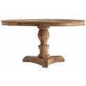 Rundt spisebord i mangotræ Ø145 x H76 cm - Natur
