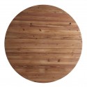 Rundt spisebord i mangotræ Ø145 x H76 cm - Natur