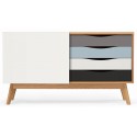 Avon sideboard i retro design - Eg/Blå