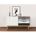 Avon sideboard i retro design - Eg/Blå