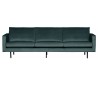 Rodeo 3-personers sofa i velour B277 cm - Teal