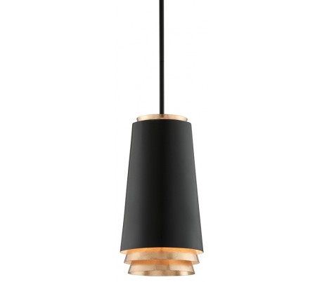 Quantum Loftlampe i glas og aluminium Ø23 cm 1 x E27 - Antik guld/Frostet opal