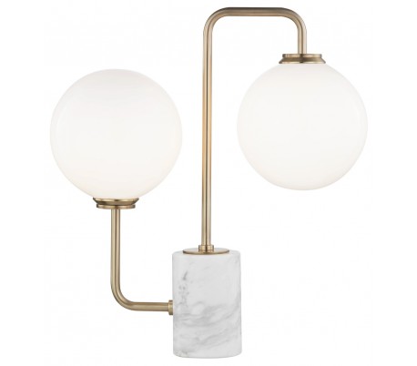 Astrid Lysekrone i stål Ø61 cm 4 x E27 - Antik messing/Sort