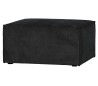Moderne puf til sofa 84 x 62 cm - Antracit