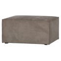 Moderne puf til sofa 84 x 62 cm - Antracit