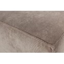 Moderne puf til sofa 84 x 62 cm - Antracit