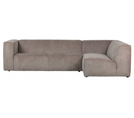 Moderne hjørnesofa med chaiselong 278 x 209 cm - Varm grøn