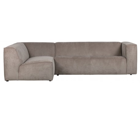 Moderne hjørnesofa med chaiselong 284 x 183 cm - Khaki