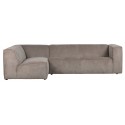 Moderne hjørnesofa med chaiselong 284 x 183 cm - Khaki
