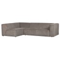 Moderne hjørnesofa med chaiselong 284 x 183 cm - Khaki