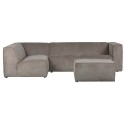 Moderne hjørnesofa med chaiselong 284 x 183 cm - Khaki
