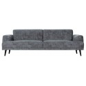 Moderne 3-personers sofa i velour 234 x 93 cm - Champagne