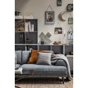 Moderne 3-personers sofa i velour 234 x 93 cm - Champagne