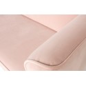 Moderne 3-personers sofa i velour 220 x 82 cm - Kanel