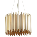 Hudson Loftlampe i stål Ø46 cm 3 x E27 - Antik bronze/Antik sort