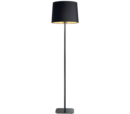 LONDON Gulvlampe i metal og tekstil H174 cm 1 x E27 - Sort