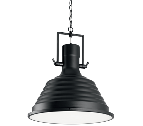 FISHERMAN Loftlampe i metal Ø48,5 cm 1 x E27 - Krom