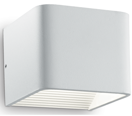 CLICK Væglampe i aluminium B20 cm 1 x 12W LED - Hvid