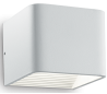 CLICK Væglampe i aluminium B10 cm 1 x 6W LED - Hvid
