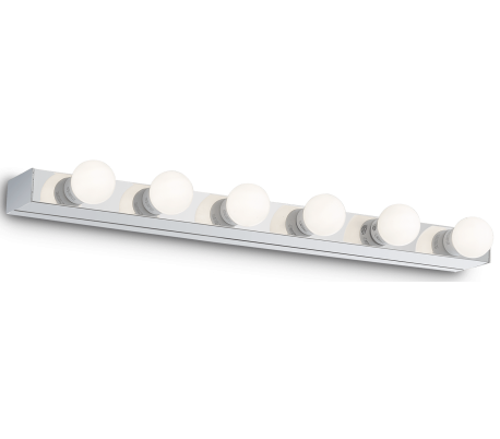 NEWTON Væglampe i metal L44 cm 1 x E27 - Satineret nikkel