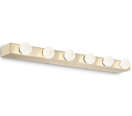 PRIVE Væglampe i metal B60,5 cm 6 x E14 - Sort