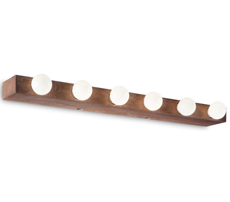 PRIVE Væglampe i metal B60,5 cm 6 x E14 - Sort