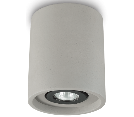 OAK Påbygningsspot i gips Ø13,5 cm 1 x GU10 - Hvid