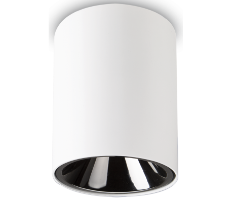 MOOD Påbygningsspot i metal Ø9 cm 1 x GU10 - Hvid/Sort