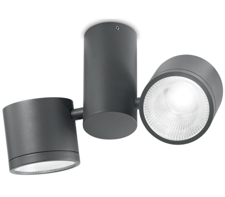 GUN Påbygningsspot i metal Ø11 cm 1 x GU10 - Hvid