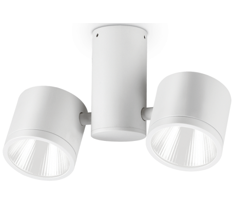 SUNGLASSES Påbygningsspot i aluminium H15 cm 1 x 14W LED - Antracit