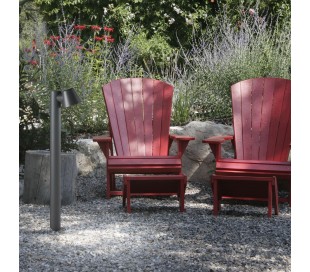 ZENITH Bedlampe i aluminium og plast H60 cm 1 x GU10 - Antracit/Klar 2