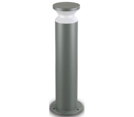 TORRE Bedlampe i aluminium og plast H22 cm 1 x E27 - Antracit/Hvid