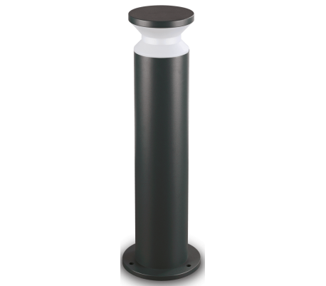 TORRE Bedlampe i aluminium og plast H60 cm 1 x E27 - Hvid/Hvid