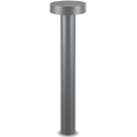 TORRE Bedlampe i aluminium og plast H60 cm 1 x E27 - Antracit/Hvid