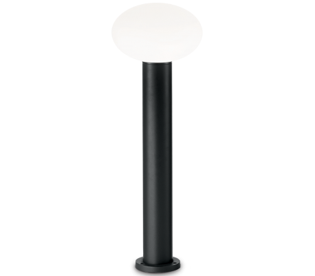 ARMONY Bedlampe i aluminium og plast H78 cm 1 x E27 - Antracit/Hvid