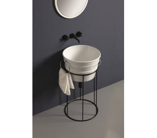 Pietra hylde til vægmontering af vask - Hvid 2