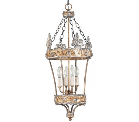 BIENVILLE Bordlampe H76 cm 1 x E27 - Antik sølv/Antik guld