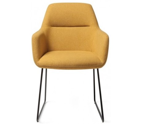 2 x Tara Spisebordsstole H84 cm velour - Sort/Jadegrøn